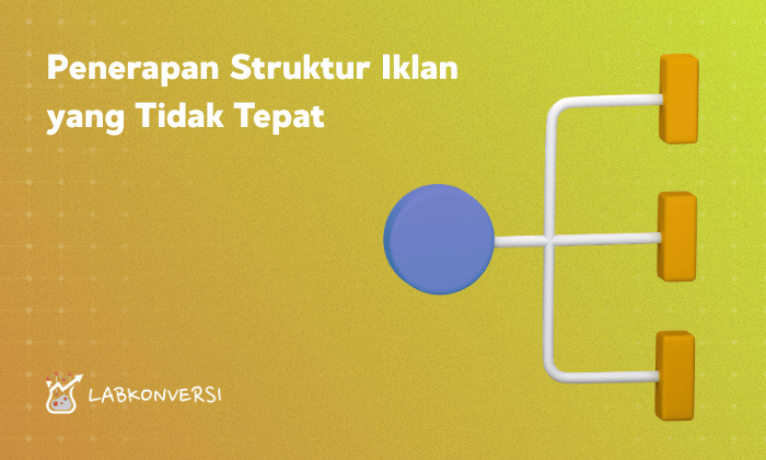 Penerapan Struktur Iklan yang Tidak Tepat