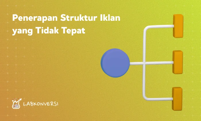 Penerapan Struktur Iklan yang Tidak Tepat