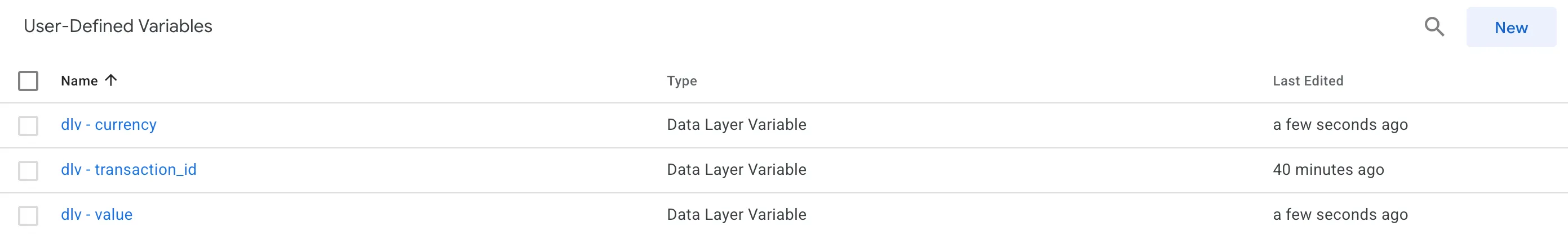 Data Layer Variables lainnya (value, currency)